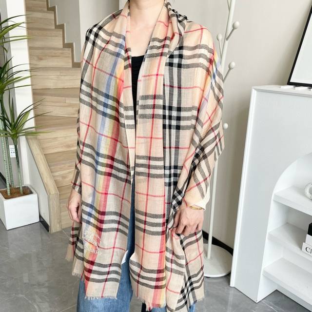 Logo Check Cashmere Scarf - Burberry Hall of Fame Recommended - Orders exported