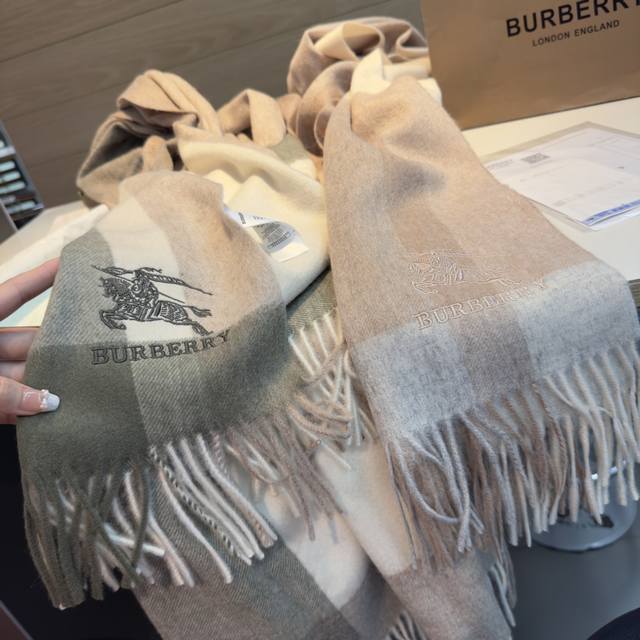 Burberry Horse Stamp Shawl, a new and heavy-duty scarf and shawl from the iconic