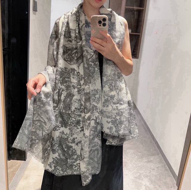 Dior's new Animal Jungle Silk Cashmere Scarf/Shawl! Pure sophistication and chic