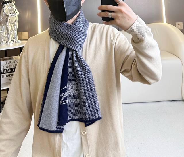 New Arrival! 2025 Burberry Hot Selling Item: High-End Men's Scarf with Classic