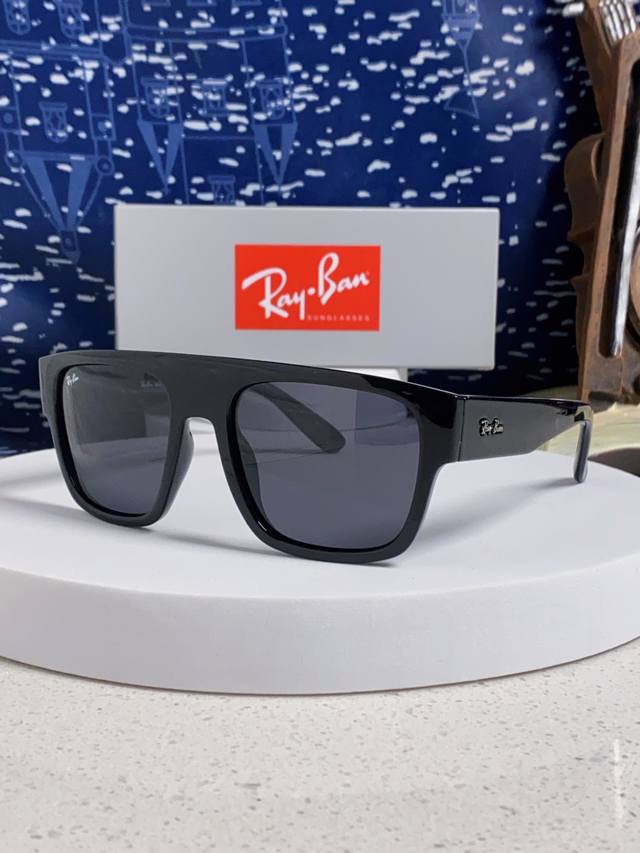 Rayban 2025 New Unisex Retro Large Square Frame Extra Wide Sunglasses Makes Face