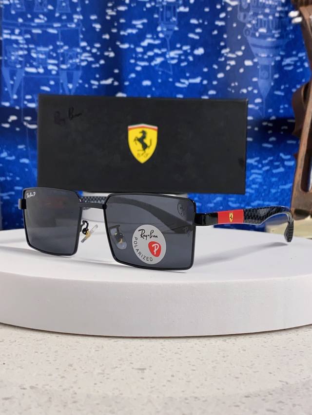 Rayban Ferrari 2025 New Celebrity Style Sunglasses Men's Sunglasses Cross-border