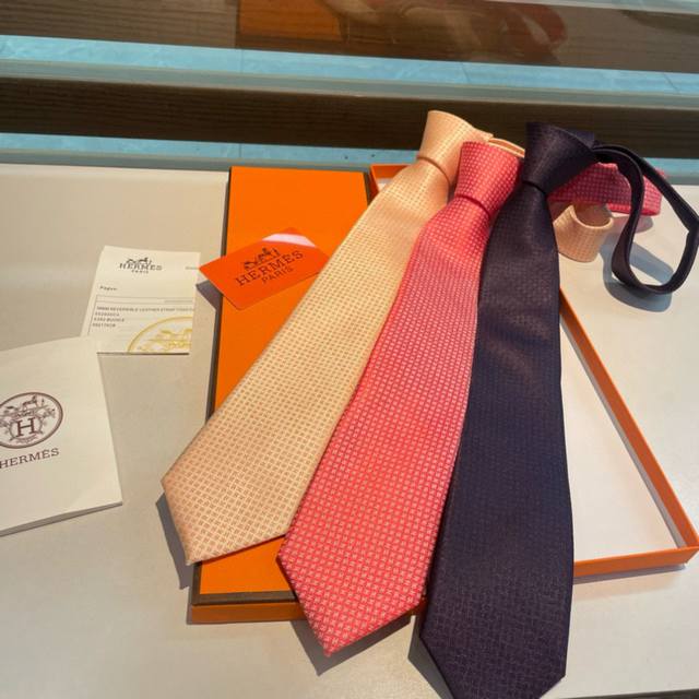 New Hermes men's ties are now available! This new men's tie collection allows m