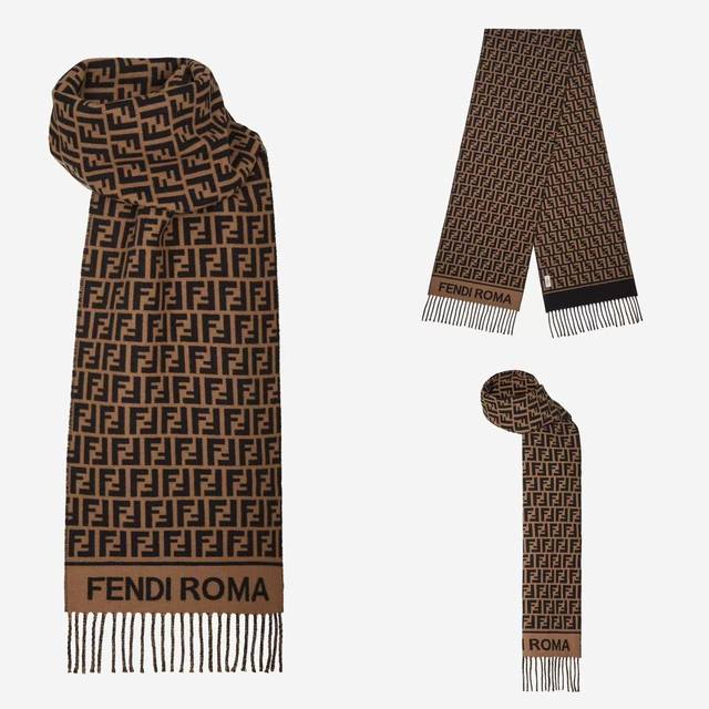 F brand. No agent required! Top quality! Fendi's hottest scarf this year! The mo