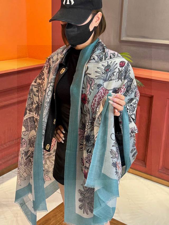 Hermes cashmere scarf, same style as in boutiques, everyone who bought it says