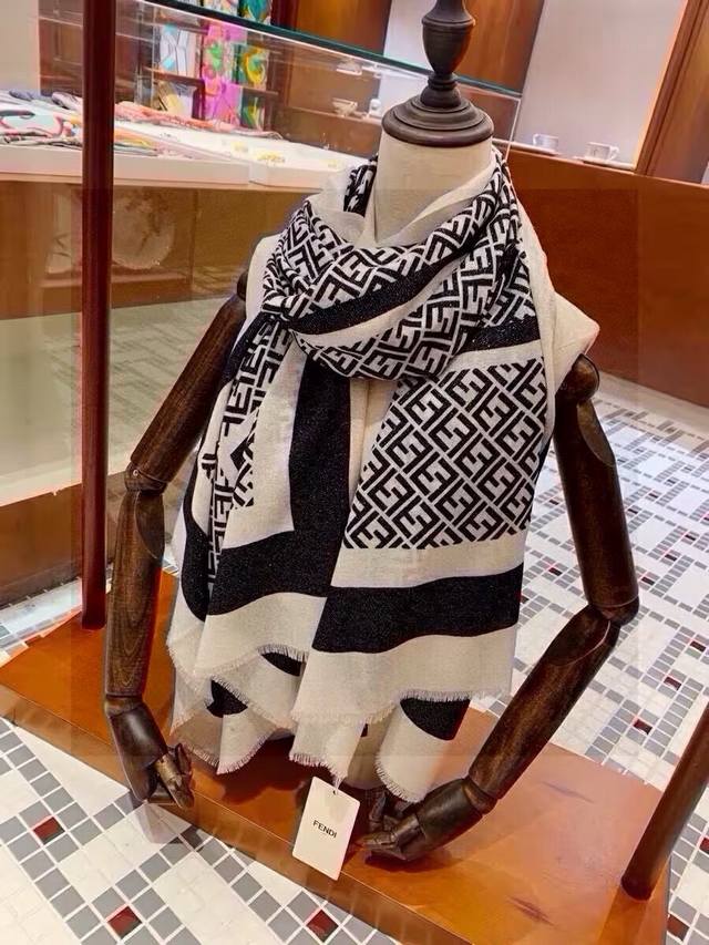 Sparkling Goddess Shawl, Dazzling and Stunning Fendi Item!!! It's not easy to c