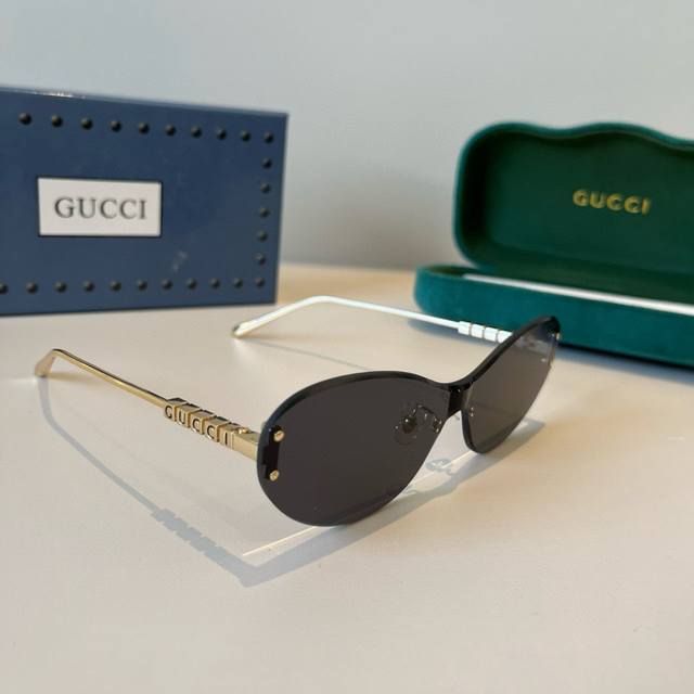 Gucci sun protection sunglasses, stylish European and American style sunglasses,