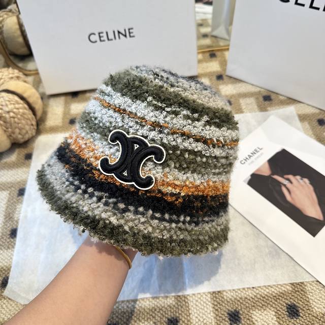 Celine ~ Simple New Knitted Bucket Hat A must-have for autumn and winter, very