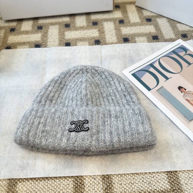 Celine 2025 Fall/Winter New Wool Hat, Unisex Knit Hat DDD
