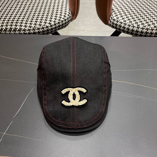 Chanel 2025 New Japanese Style Retro Beret Couple Casual Versatile British Style