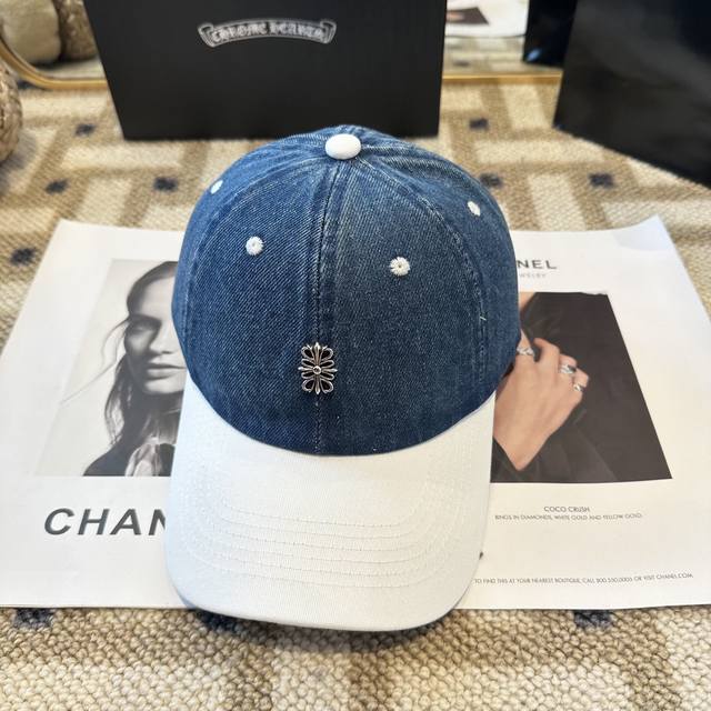 Chrome Hearts new cross-patterned high-quality baseball cap, high-end custom ve