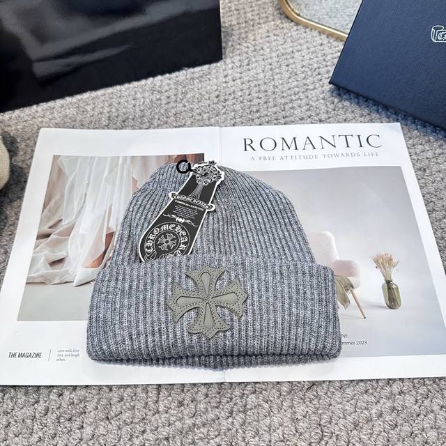 Chrome Hearts Fall/Winter Wool Knit Hat This is definitely a minimalist's favor