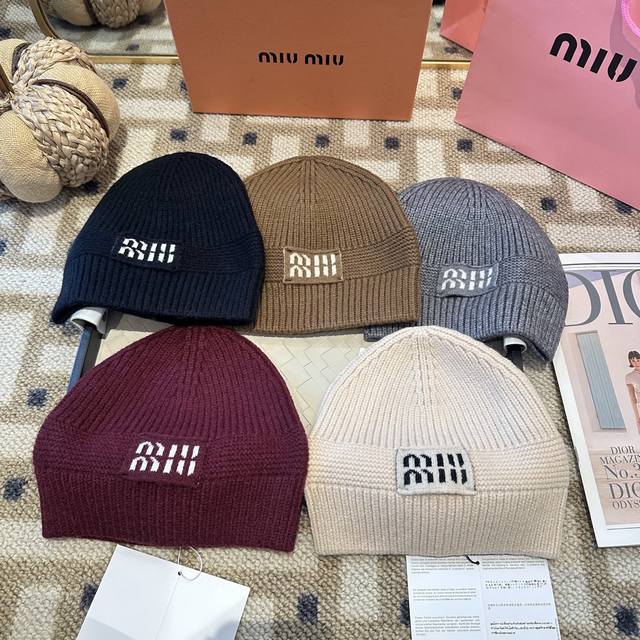 Miumiu Fall/Winter Beanie This high-end look starts from the top! Highly recomme