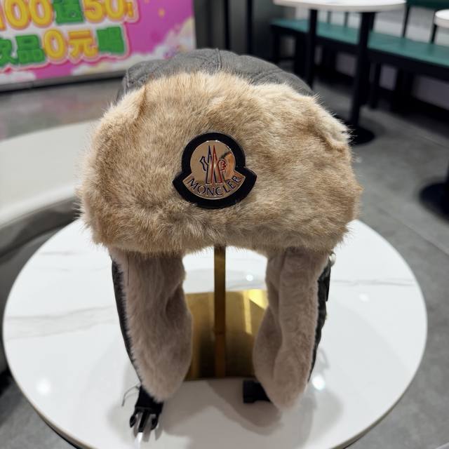 Moncler 2025 Winter New Style Cold-proof Earmuff Flying Fleece Warm Large Headb