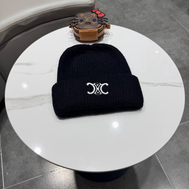 Celine high-quality wool new classic casual trendy beanie, Japanese and Korean s