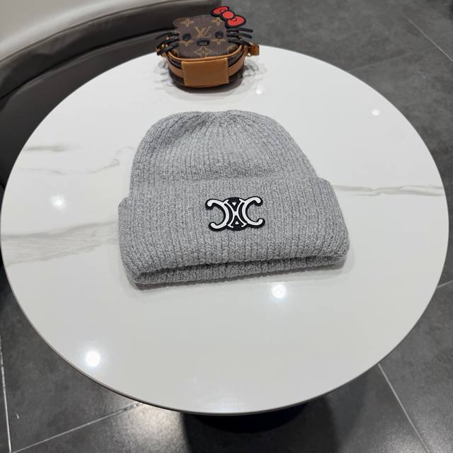 Celine high-quality wool new classic casual trendy beanie, Japanese and Korean s