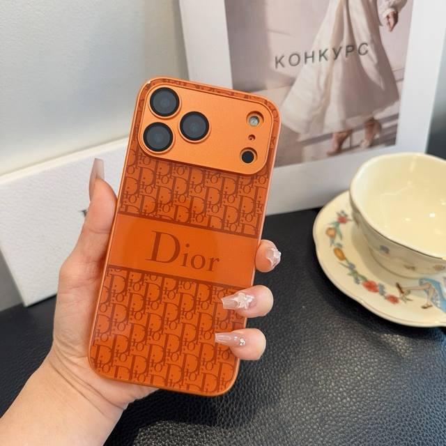 Starry Orange Series Dior Phone Case Model: To avoid model errors, please check