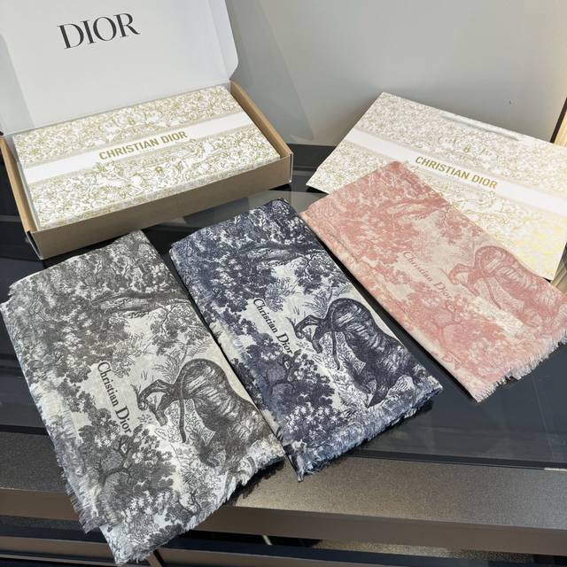 Dior's new Animal Jungle Silk Cashmere Scarf/Shawl! Pure sophistication and chic