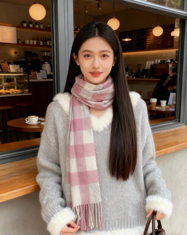 Burberry classic check pattern, a timeless bestseller. Made of 100% premium lam