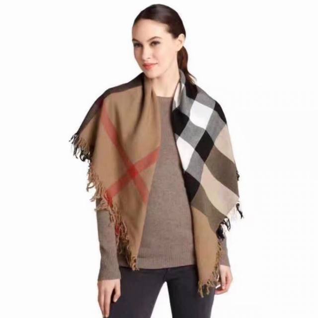 Burberry classic boutique style, same style as boutiques, cashmere check square