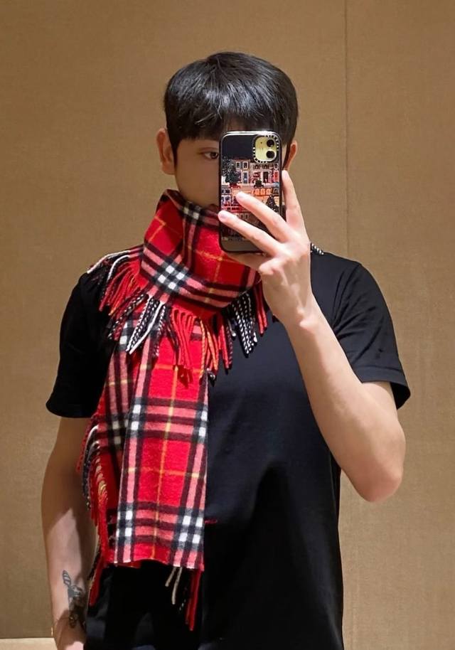 B-brand centipede scarf, Jin Jing's same style, new arrival! Made with top-grade