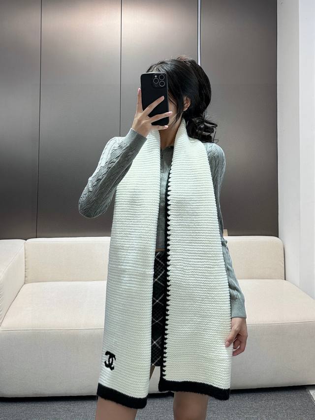 Chanel's newest Chanel scarf/shawl is absolutely gorgeous! A top-quality, impor