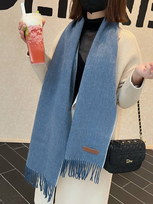 Burberry New Couple Style Paris Fashion Show Double-Sided Cashmere Scarf! Made