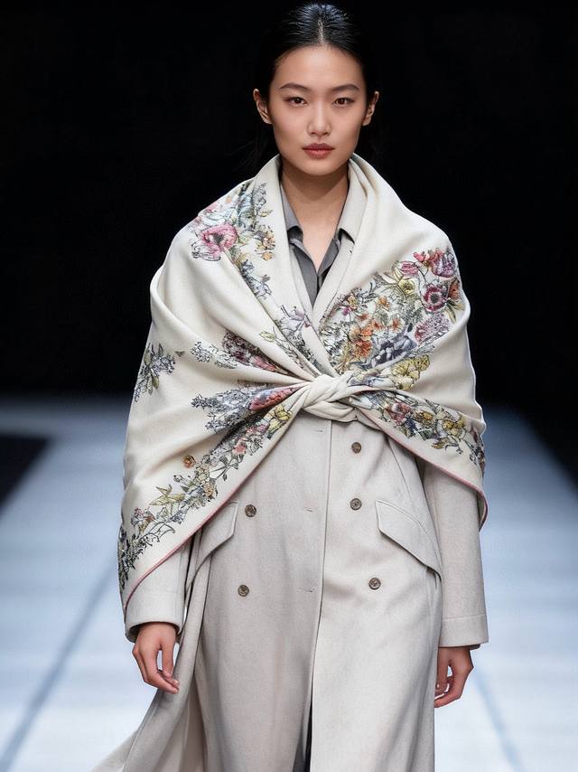 Dior 140 Reversible Velvet Printed Handkerchief This handkerchief features the D