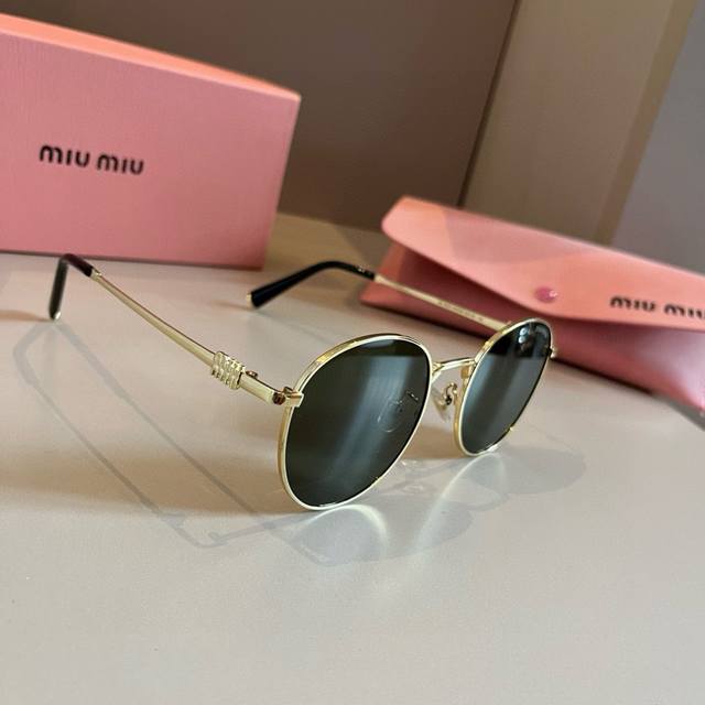 Miumiu 25th Anniversary European Style New High-End Personalized Sunglasses DDD