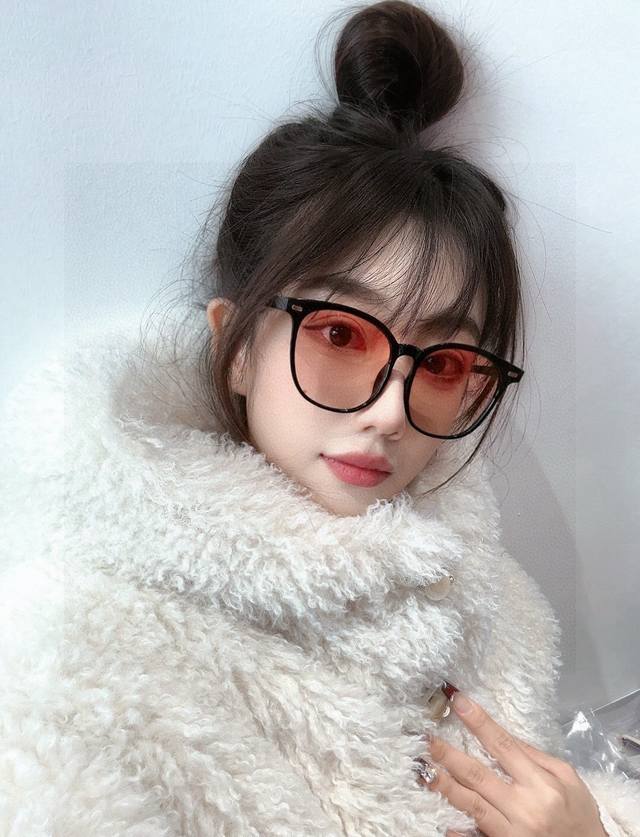 Tr Polarized Series Gucci Classic Round Frame Design, Couple Style, Suitable for