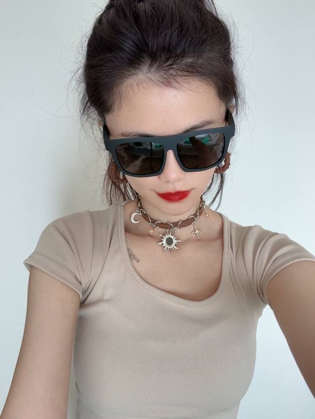 Prada square-frame sunglasses. Classic square frame design, flattering for all