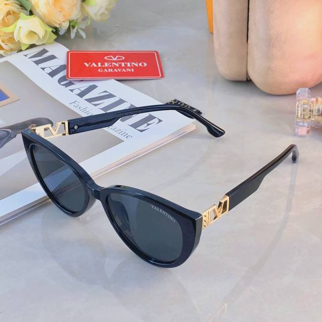 Valentin*Simple Cat-Eye Sunglasses, Trendy and High-End Ins Sunglasses, European