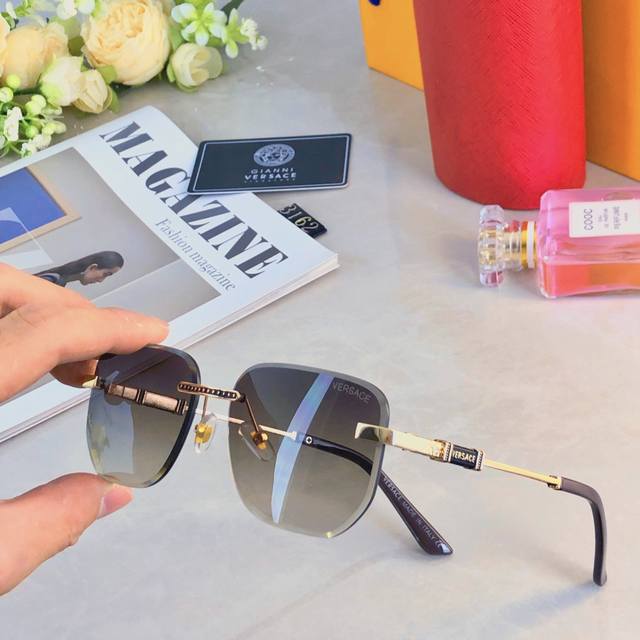 Versac*New European and American Brand Sunglasses, Men's Universal Sunglasses, U