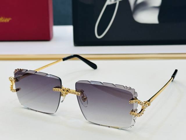 Cartie* Cartie Ct0705S Sunglasses Size: 60 (16-142 mm) Exquisite craftsmanship a