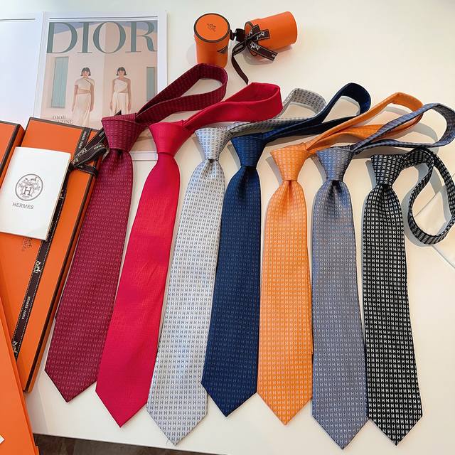New Men's Tie Series: H Letter Ties. Rare H brand releases a thousand different