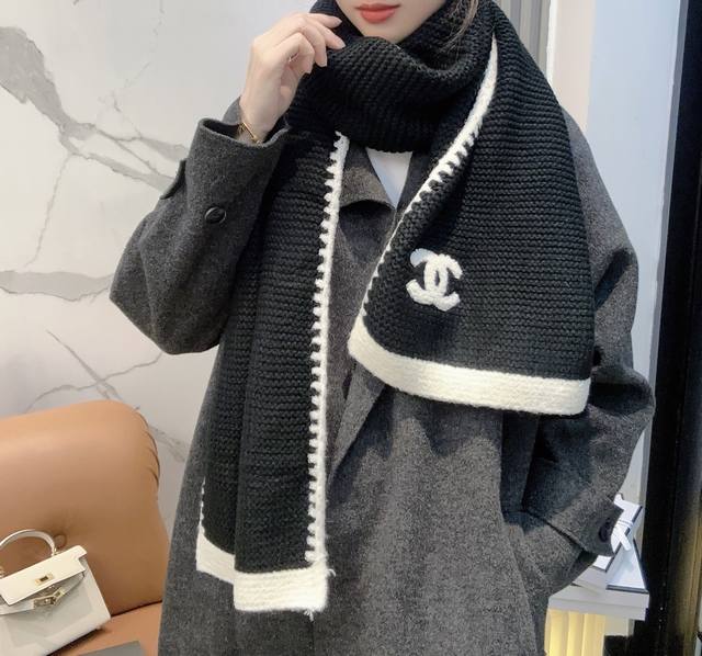 Chanel's newest Chanel scarf/shawl is absolutely gorgeous! A top-quality, impor