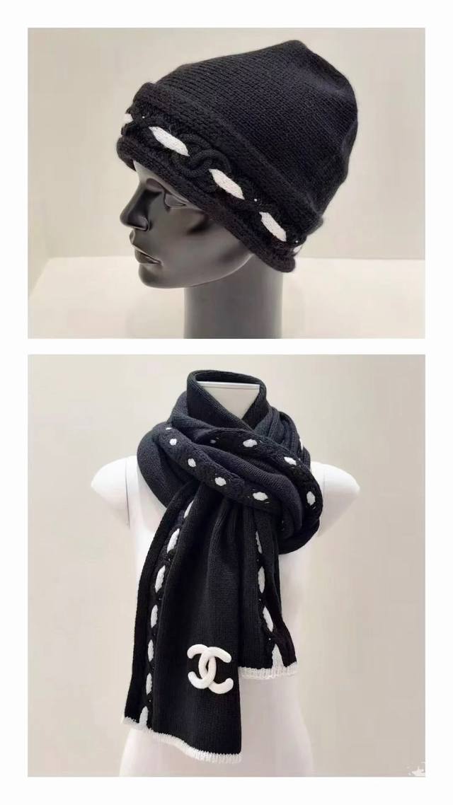 Scarves and hats can be selected individually New Arrival! Chanel Color-Blocked