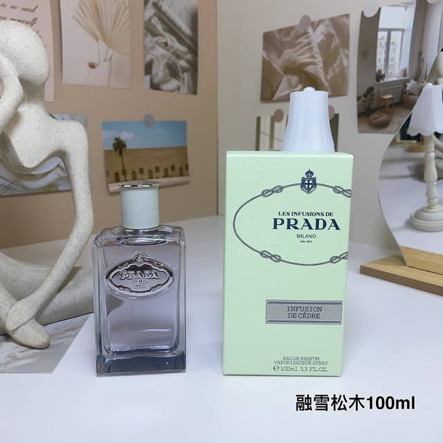 Department Store Quality Cedarwood Eau de Parfum Edp Prada Les Infusion d'Iris C