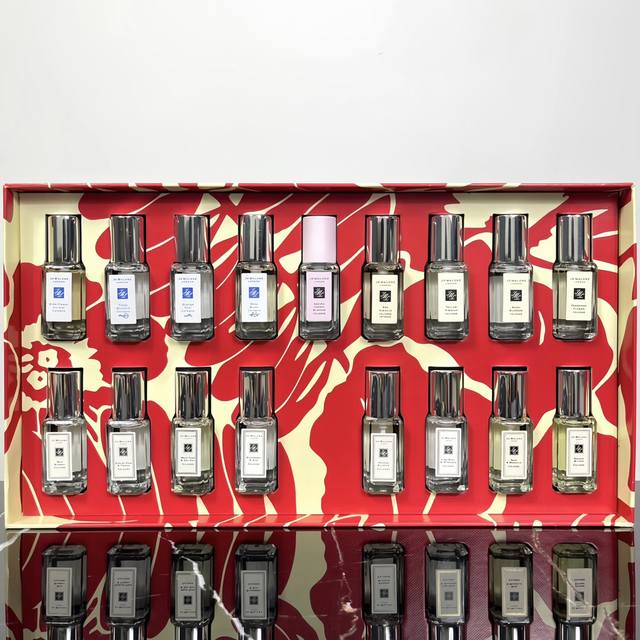 Department Store Quality Jo Malone Perfume Sample Set (17 Pieces) with Gift Bag.