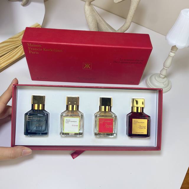 High-quality Jian Perfume Sample Set (30ml each, 4 pieces)! 4*30ml, with spray