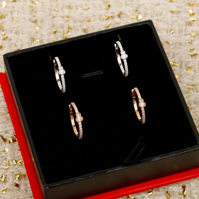 250432 We offer Mini Gourd Full Diamond Earrings, part of the brand new Wulu Min