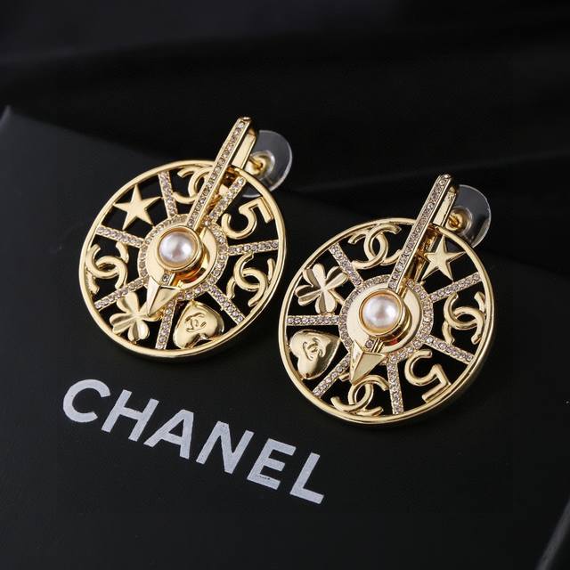 Chanel New Windmill Earrings, 1:1 Quality, Classic Cc Logo, High-End and Versat