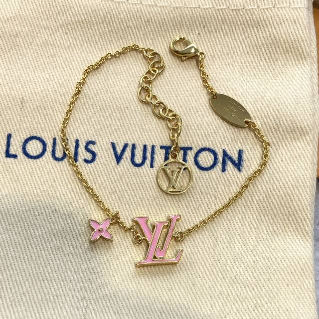 Ls0492 Bracelet L Cherry Blossom Pink Bracelet A simple yet classic logo design!