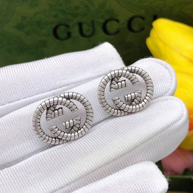 Edited by Ged0128 Gucci New Double G Interlocking Silver Earrings DDD
