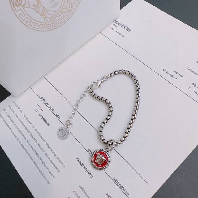 High-quality Versace Medusa head bracelet, original single item, new counter mo