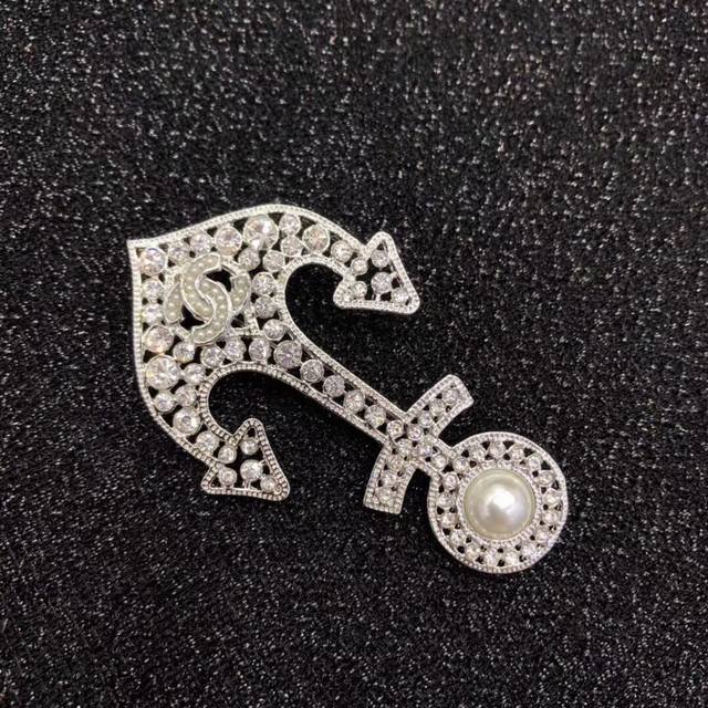 New Chanel Anchor Brooch Available Now! Made with original Chanel materials, sa
