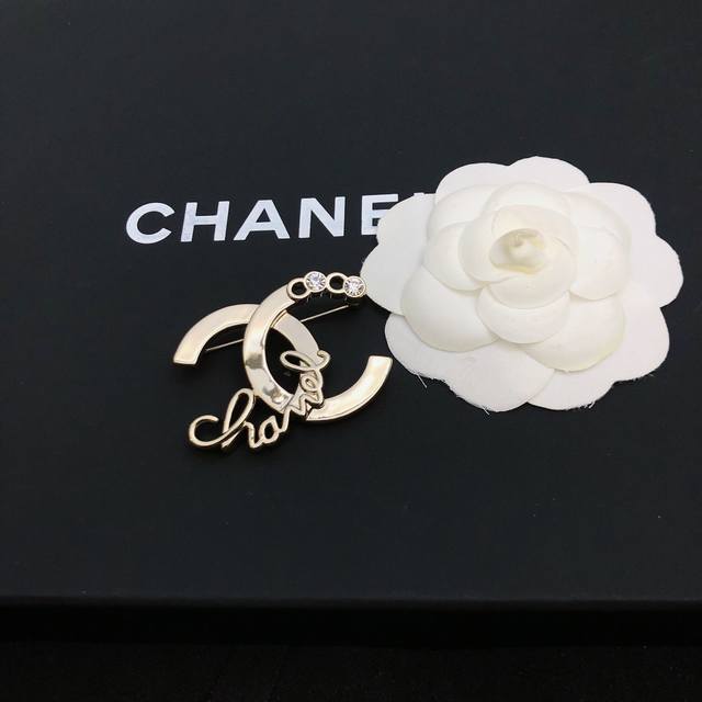 Chanel's newest mini brooch, a hot seller, is now available! Made with authentic