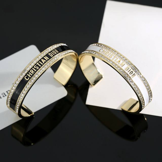 Dior's new open bangle is gorgeous, both sweet and edgy. It's a new Dior bangle
