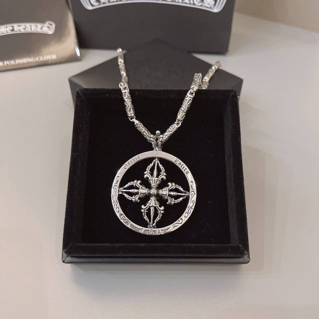 So cool! Latest Chrome Hearts necklace! Must-have! Factory direct sales! 1:1 rep