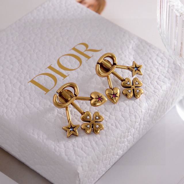 Dior earrings, new arrival from the boutique, absolutely gorgeous and romantic,